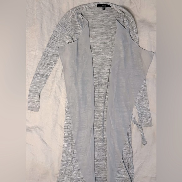 GUESS Chiffon Soft Gray Summer Duster Sweater XXS - Picture 6 of 14